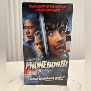 NEW Phone Booth VHS, 2004 Factory Sealed Collin Farrell Forest Whitaker